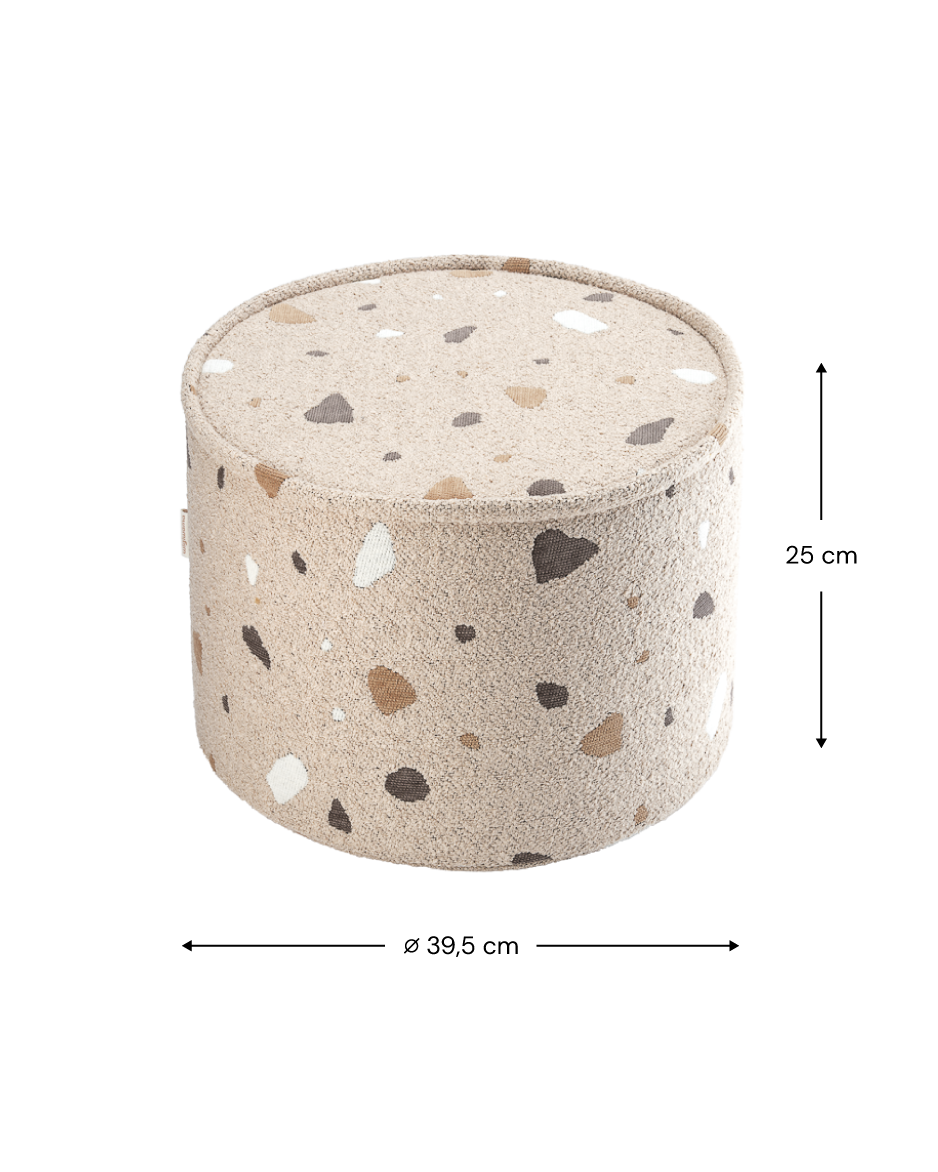 Wigiwama Terrazzo Sand Pouffe
