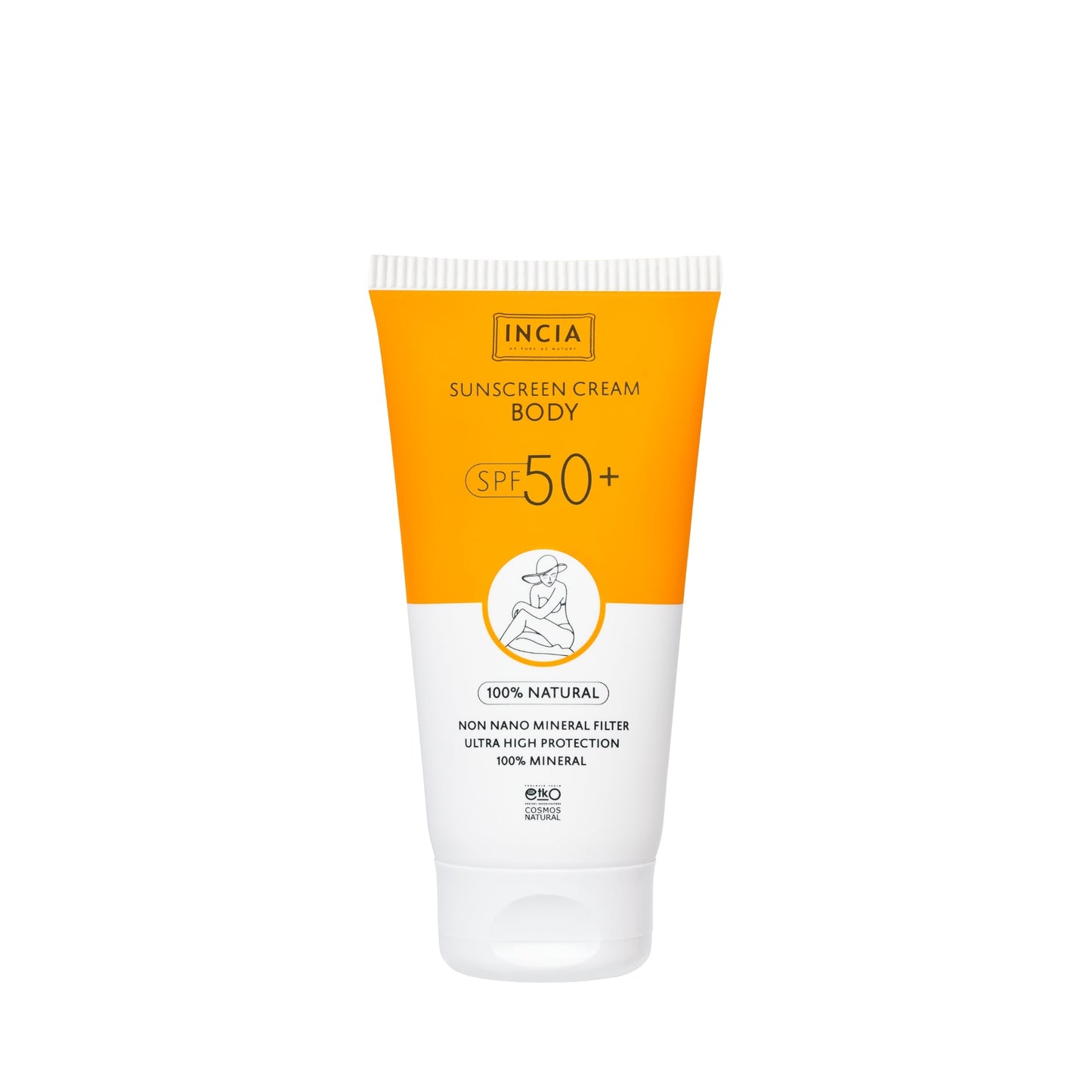 INCIA Natuurlijke Zonnebrandcrème voor het Lichaam SPF 50