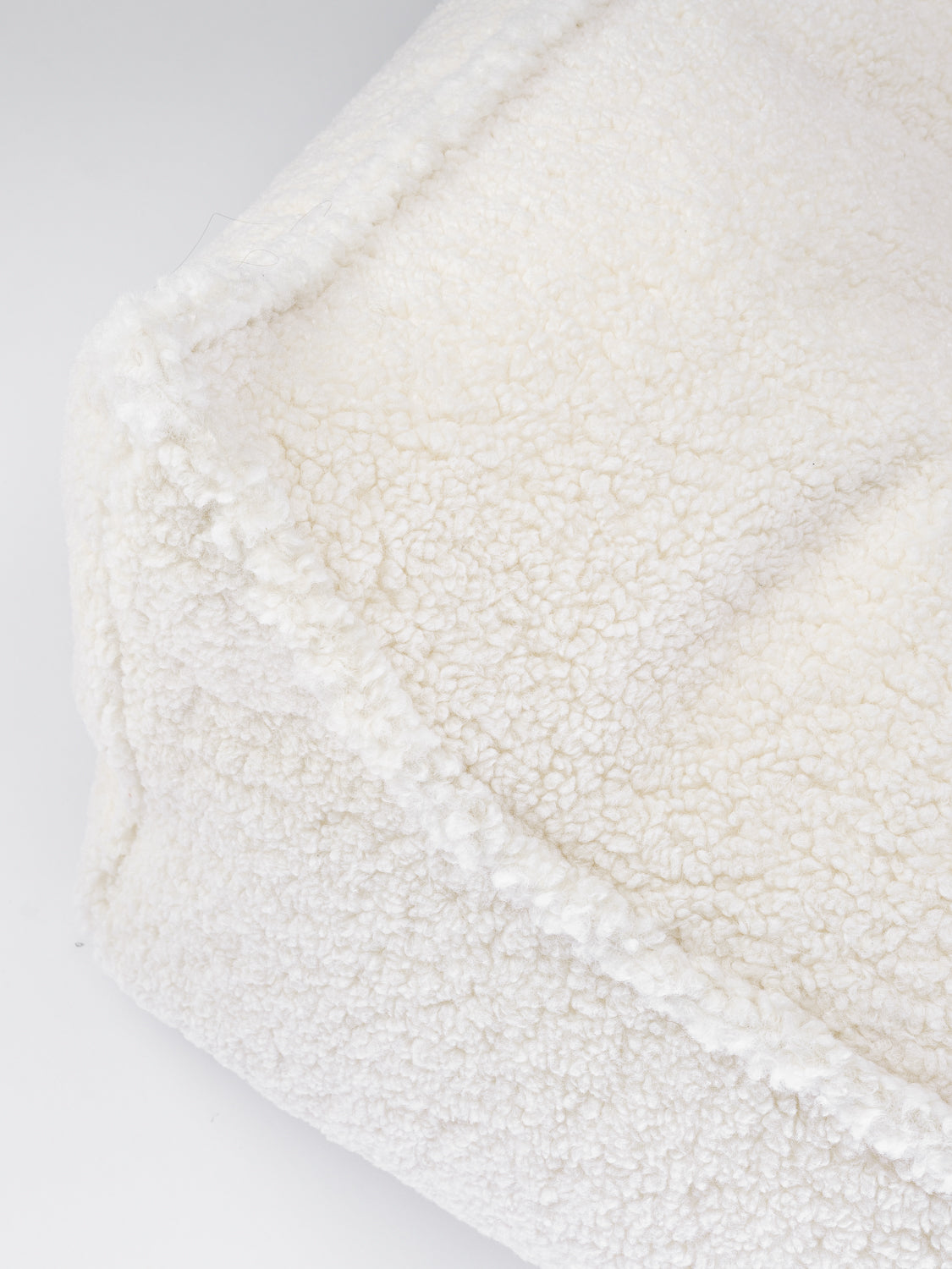 Wigiwama Cream White Beanbag Chair