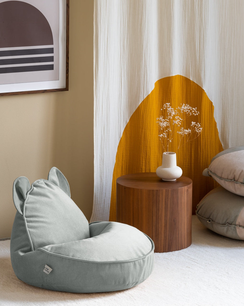 Wigiwama Misty Green Bear Beanbag