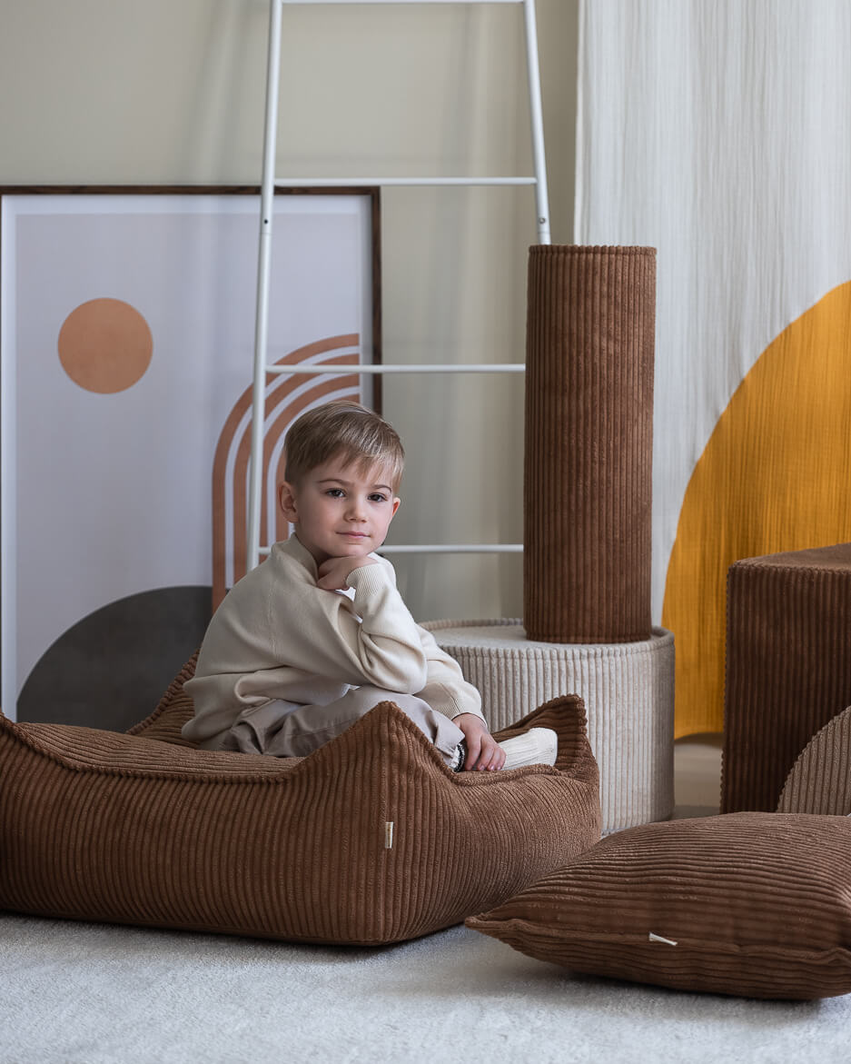 Wigiwama Toffee Square Ottoman
