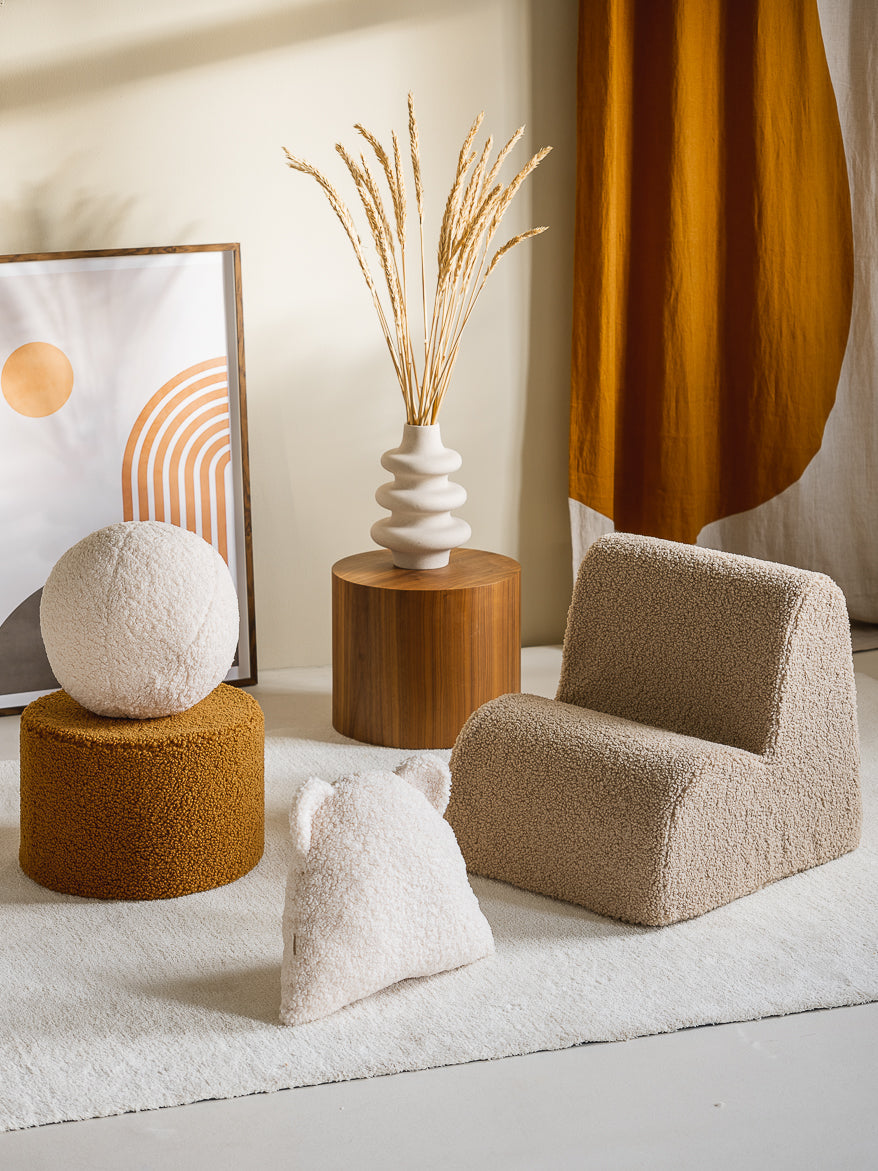 Wigiwama Cream White Bear Cushion