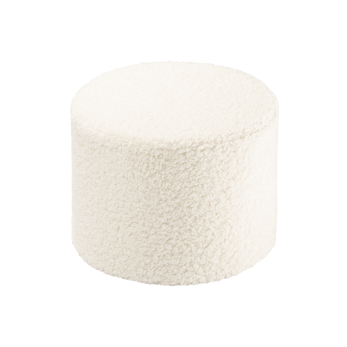 Wigiwama Cream White Poef