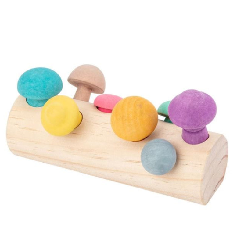 Unique kidz - Houten paddenstoelen set - Uniquekidz