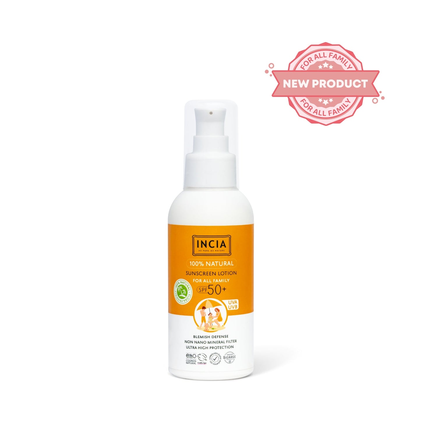 INCIA Natuurlijke Zonnebrandcrème