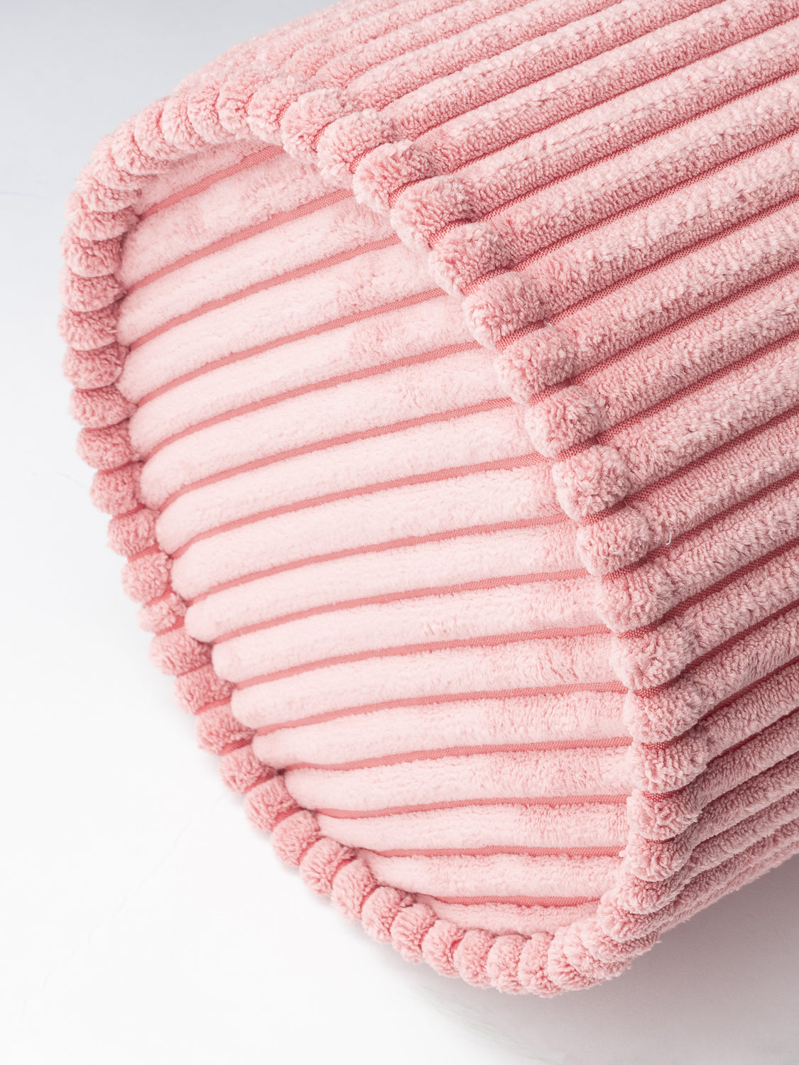 Wigiwama Pink Mousse Roll Cushion