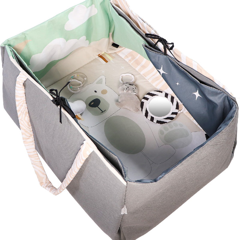 Tryco Ijsbeer Pete 2-in-1 Speelkleed en Opbergtas - Uniquekidz