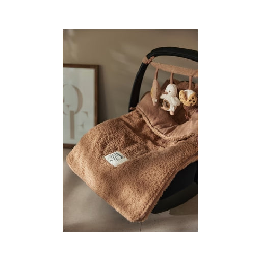 Jollein Voetenzak voor Autstoel Kinderwagen Boucle - Biscuit - Uniquekidz