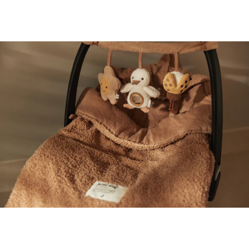 Jollein Voetenzak voor Autstoel Kinderwagen Boucle - Biscuit - Uniquekidz