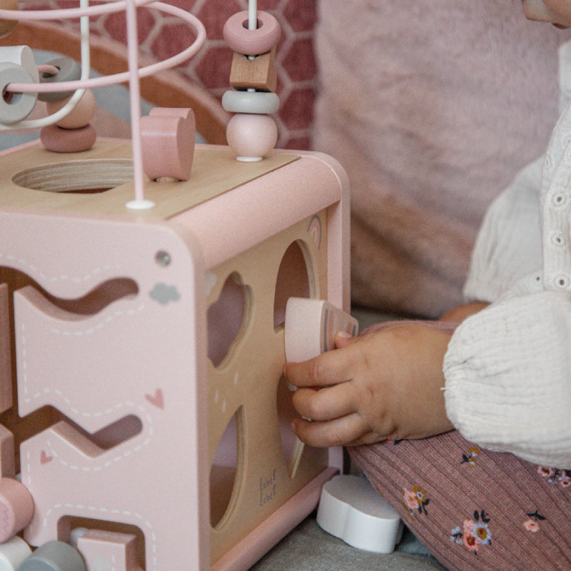 Label Label Activiteiten Kubus Roze - Uniquekidz