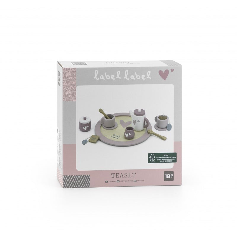 Label Label Theeset Roze - Uniquekidz