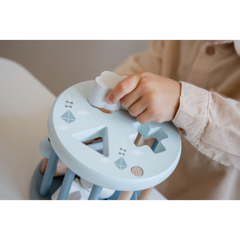 Label Label Blauw Cilinder Vormenstoof - Uniquekidz