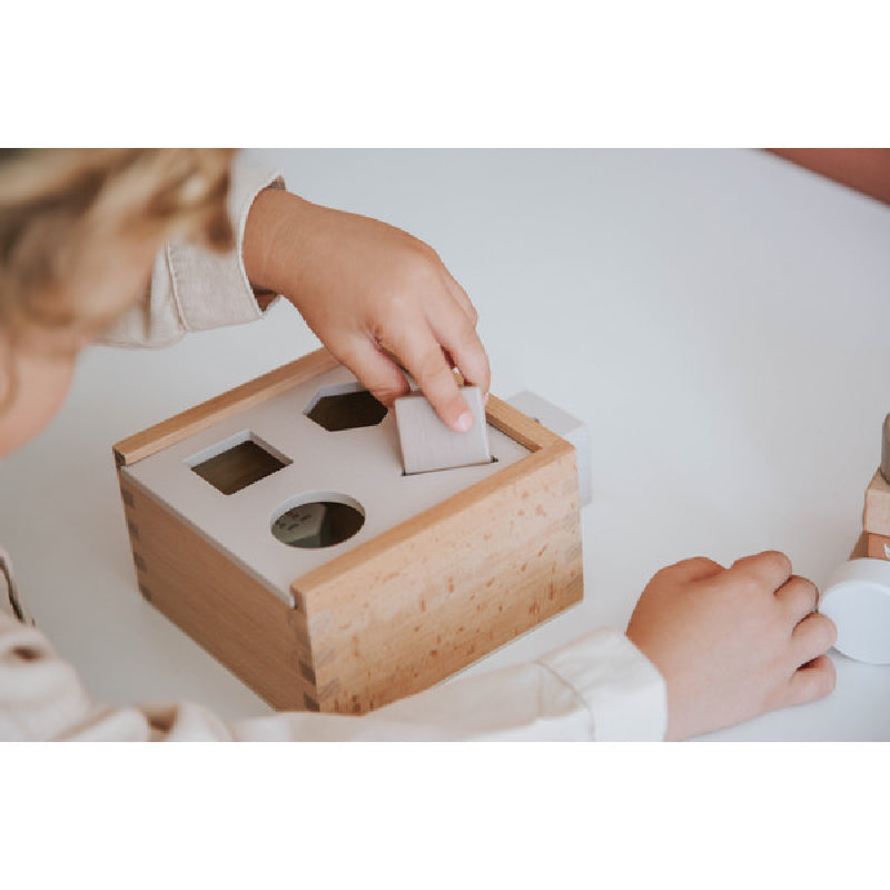 Label Label Vormenstoof Vierkant Nougat - Uniquekidz