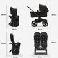 Bugaboo Donkey 5 Twin kinderwagen met wieg en stoel