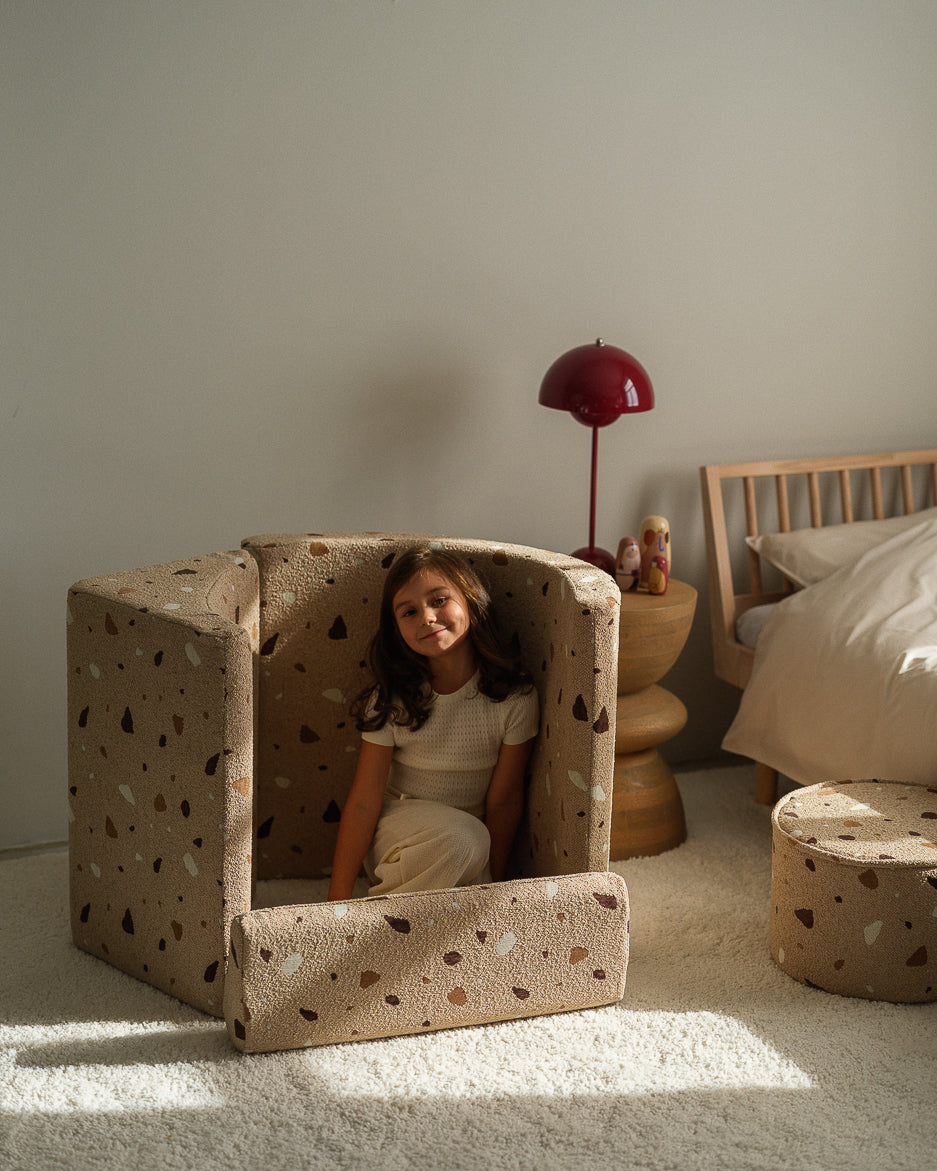 Wigiwama Terrazzo Sand Moon Chair