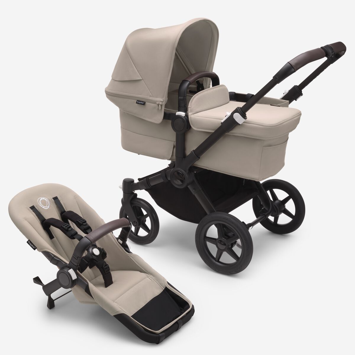 Bugaboo Donkey 5 Mono kinderwagen met wieg en stoel