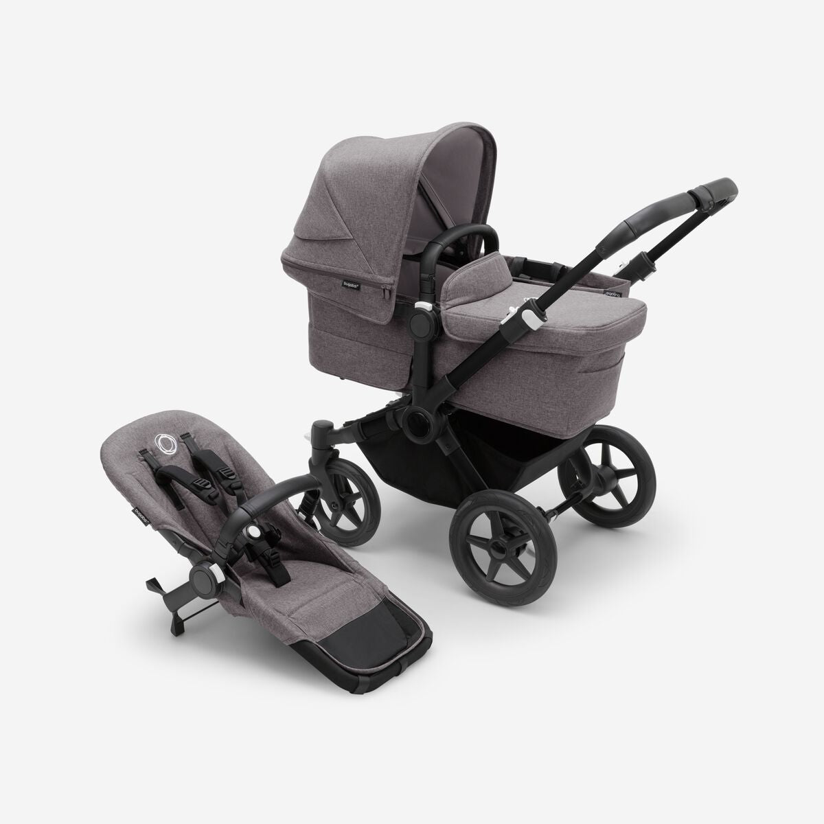 Bugaboo Donkey 5 Mono kinderwagen met wieg en stoel