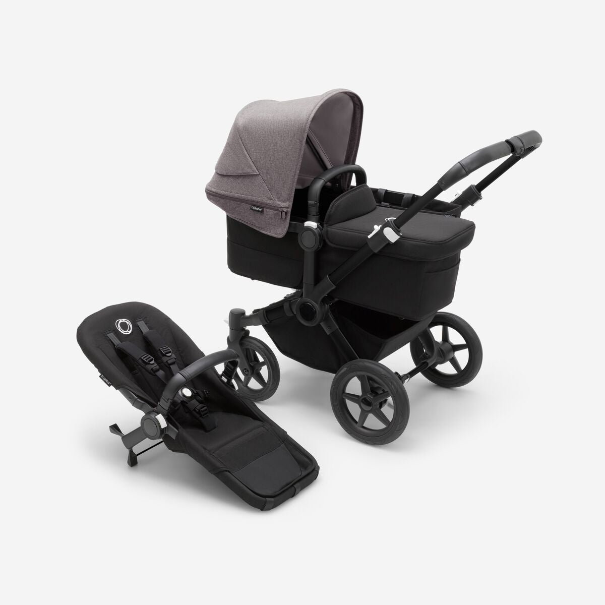 Bugaboo Donkey 5 Mono kinderwagen met wieg en stoel