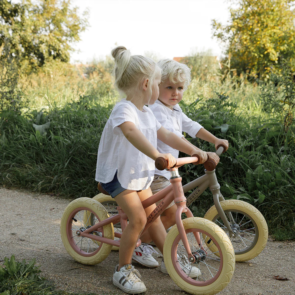 Little Dutch Loopfiets Mat Roze