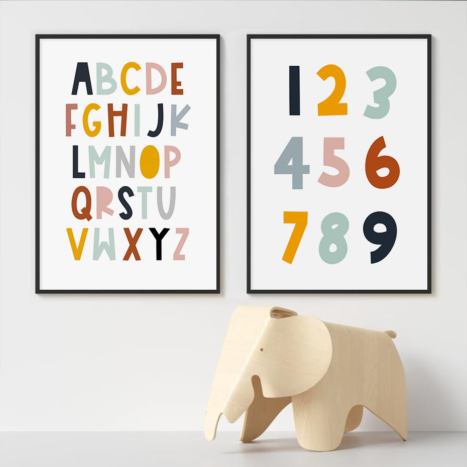 Poster Letters & Cijfers Collectie