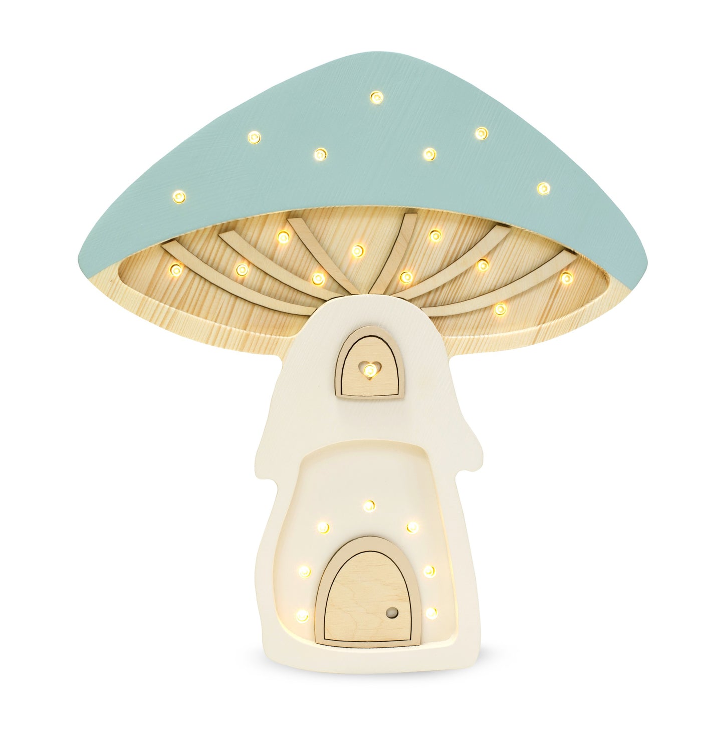 Little Lights Mushroom Lamp Cloudy Blue