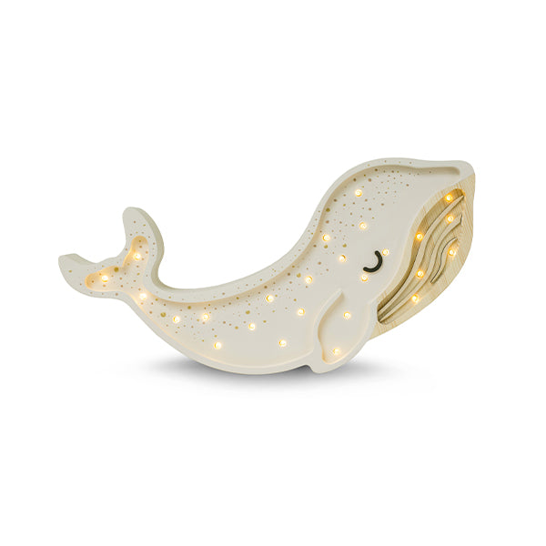 Little Lights Lamp Whale Albino White