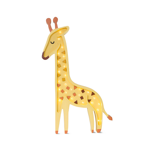 Little Lights Lamp Giraffe African Yellow