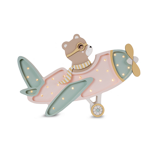 Little Lights Lamp Aircraft Bear Candy Sweet