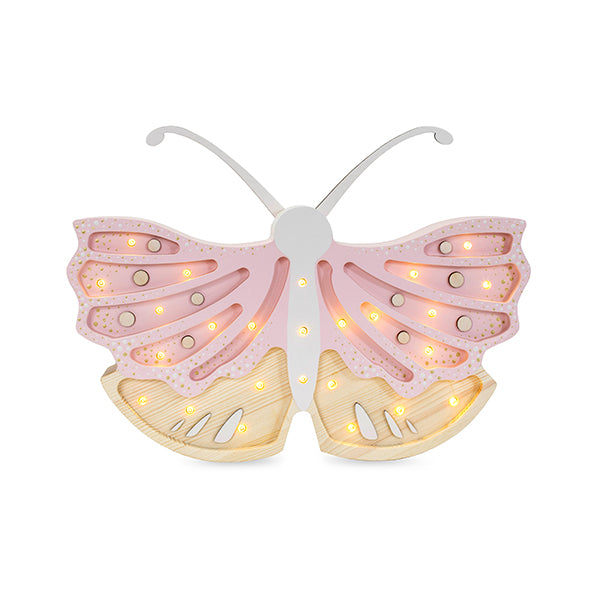 Little Lights Lamp Butterfly Strawberry Cream