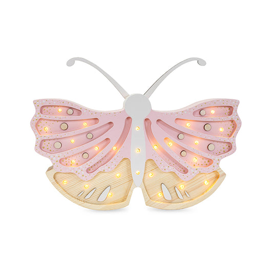 Little Lights Lamp Butterfly Strawberry Cream