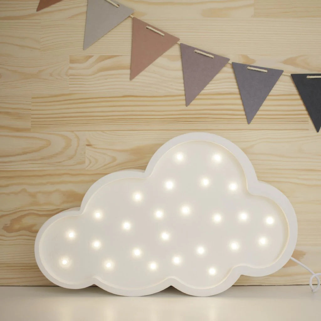 Little Lights Lamp Cloud White