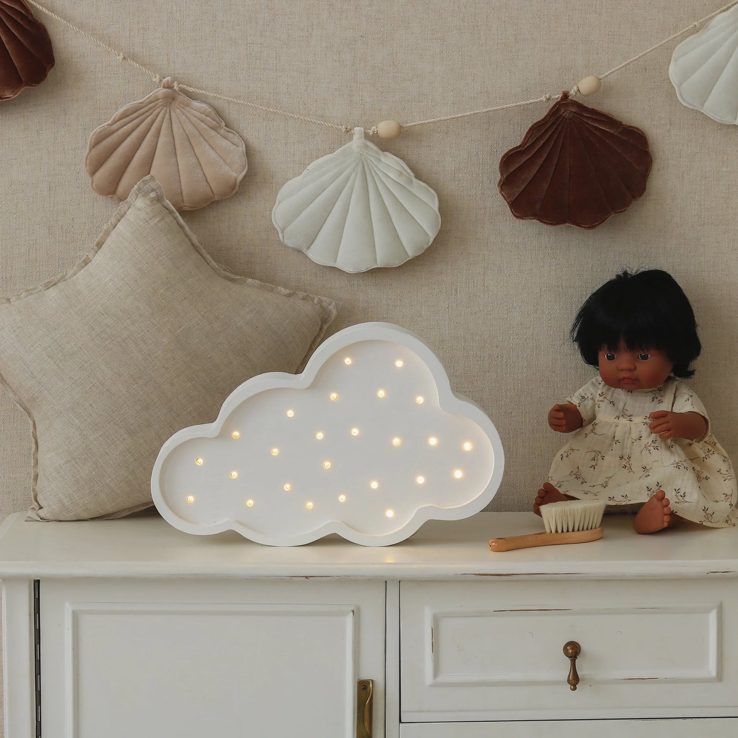 Little Lights Lamp Cloud White