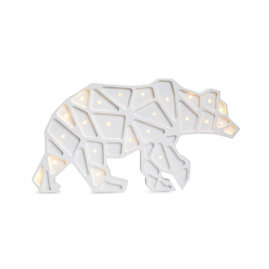 Little Lights Lamp Geometric Bear Large