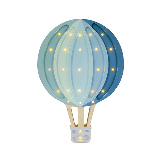 Little Lights Lamp Hot Air Baloon Blue Rainbow