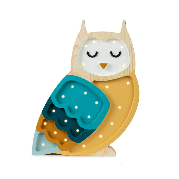 Little Lights Lamp Owl Mustard