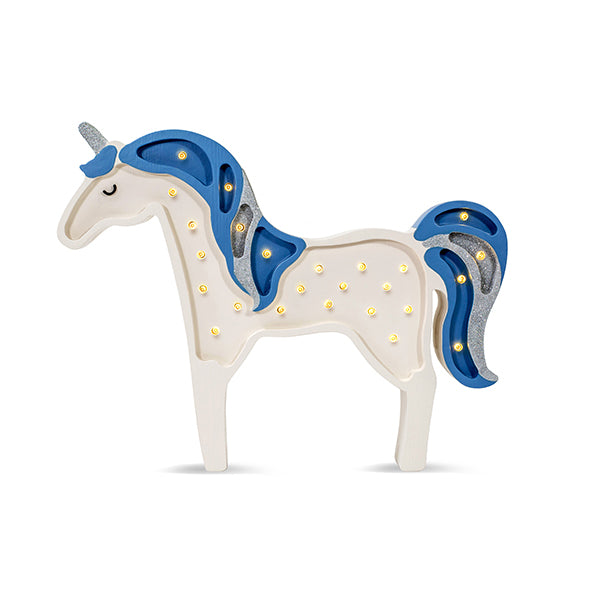 Little Lights Lamp Unicorn Denim Beige