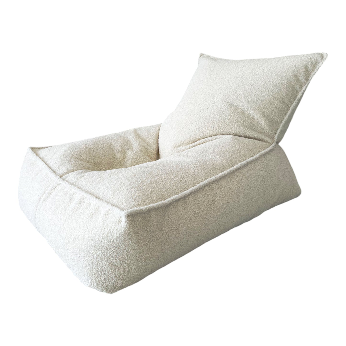 Bouclé Beanbag -Bouclé Cream