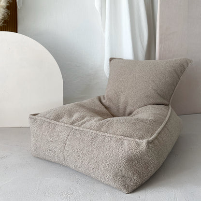 Bouclé Beanbag - Bouclé Beige