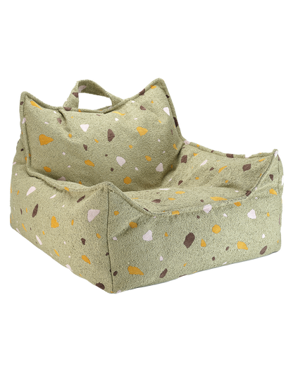 Wigiwama Terrazzo Moss Beanbag Chair