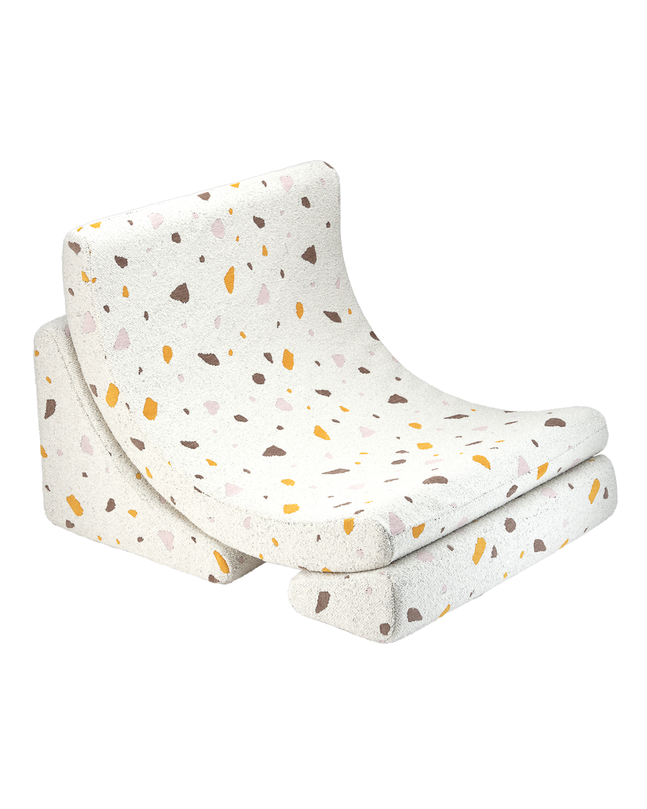 Wigiwama Terrazzo Marble Moon Chair