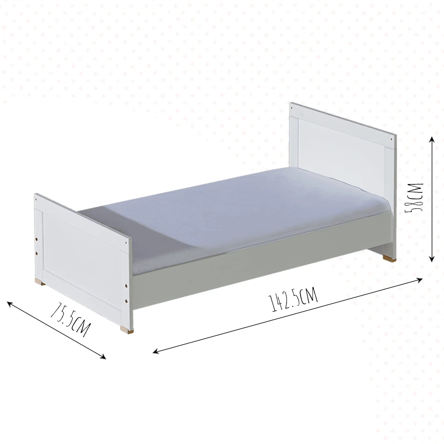 Babybed Basic Wit 140x70