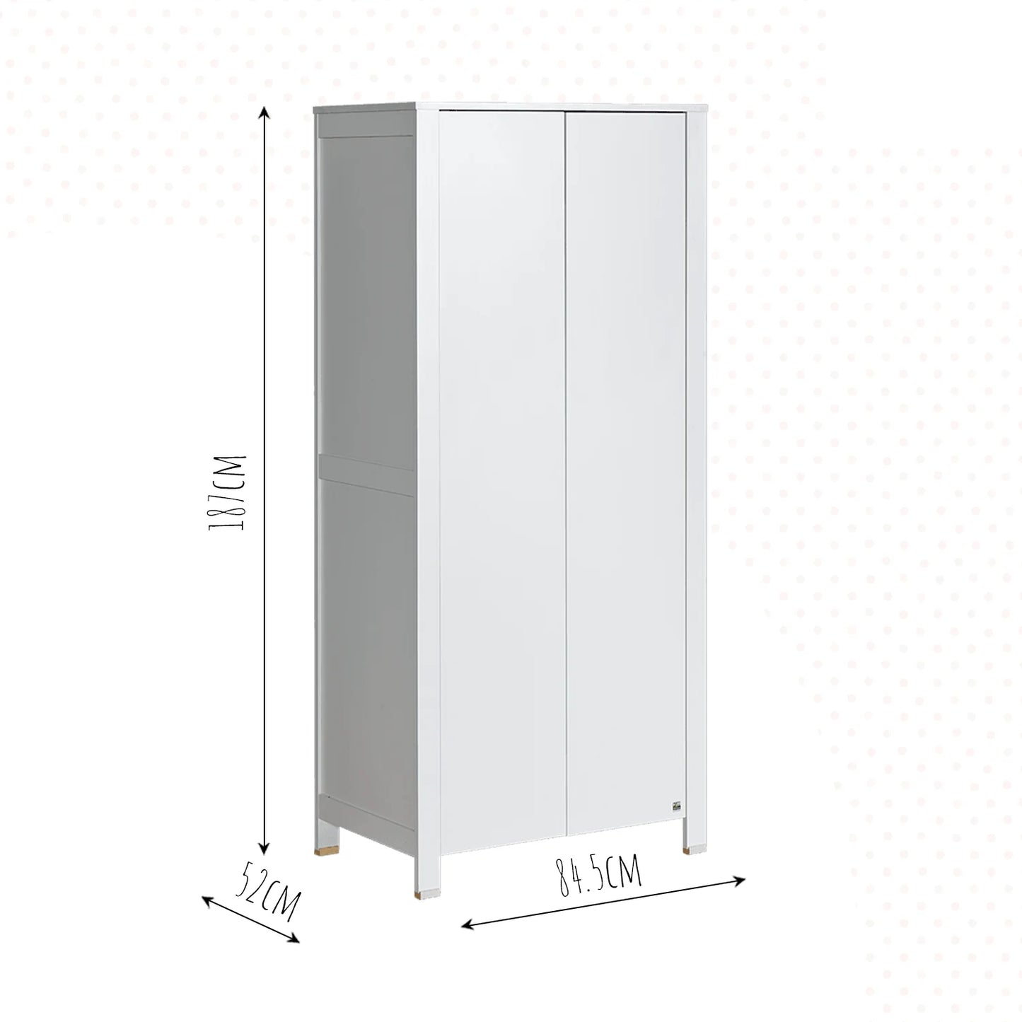 Kledingkast Basic Wit