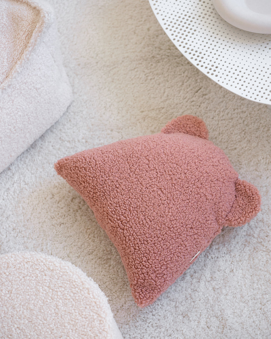 Wigiwama Bear Cushion Guava Pink