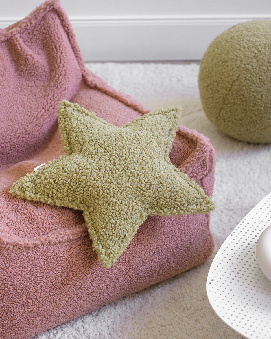 Wigiwama Star Cushion Matcha