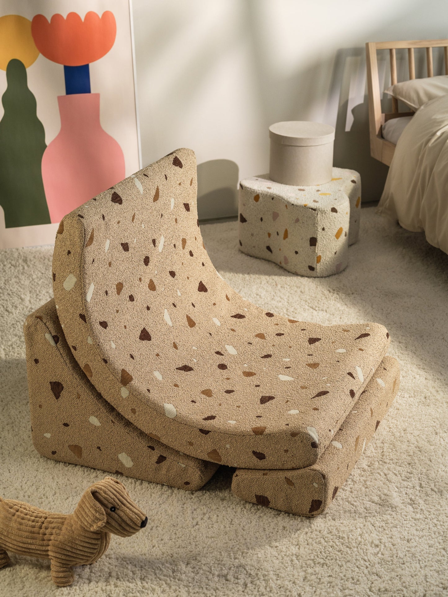 Wigiwama Terrazzo Sand Moon Chair