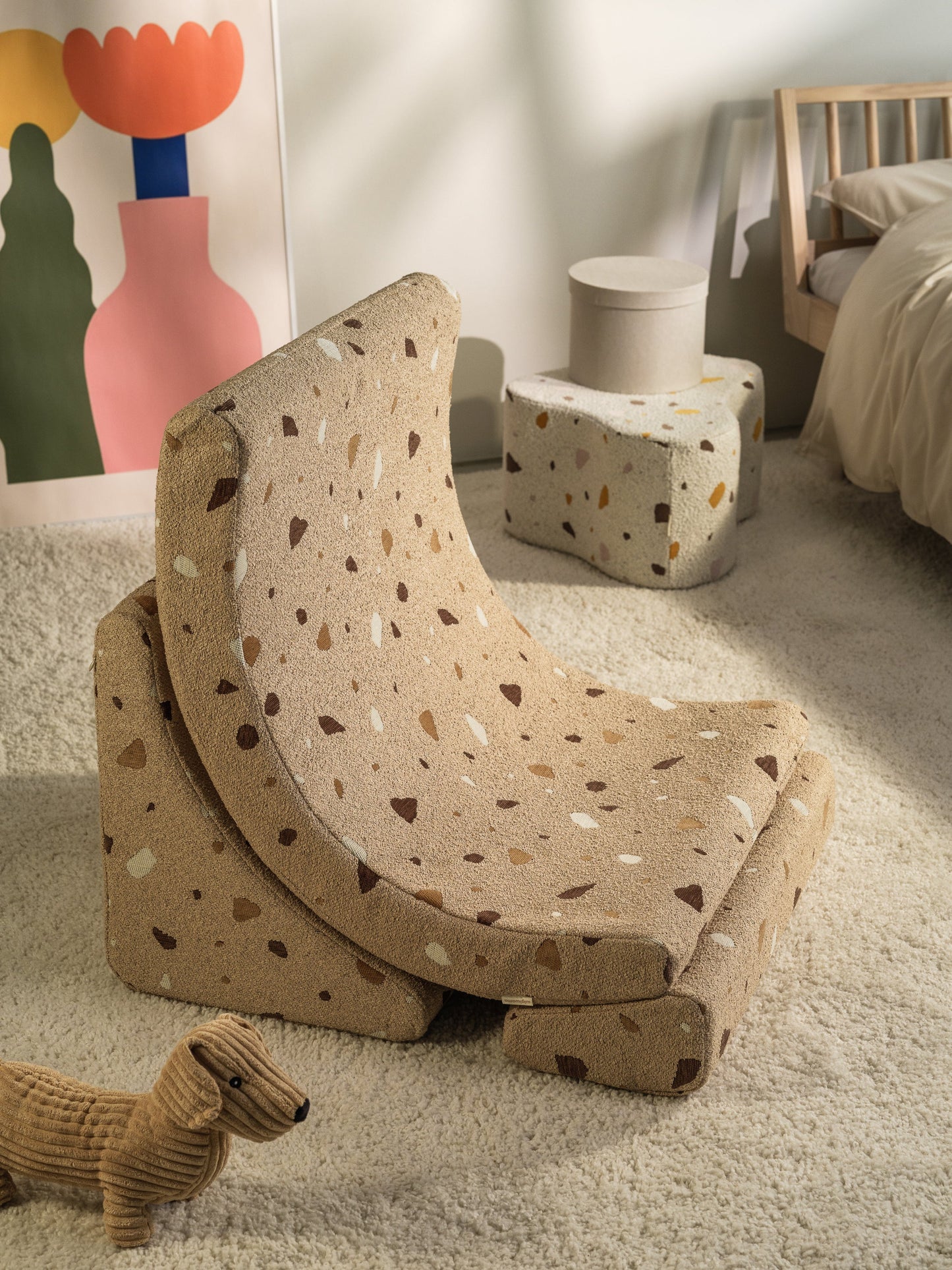 Wigiwama Terrazzo Sand Moon Chair