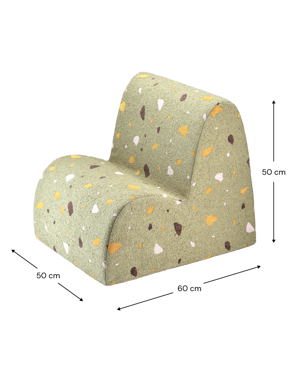 Wigiwama Terrazzo Moss Cloud Chair