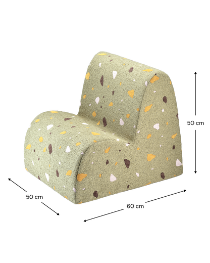 Wigiwama Terrazzo Moss Cloud Chair