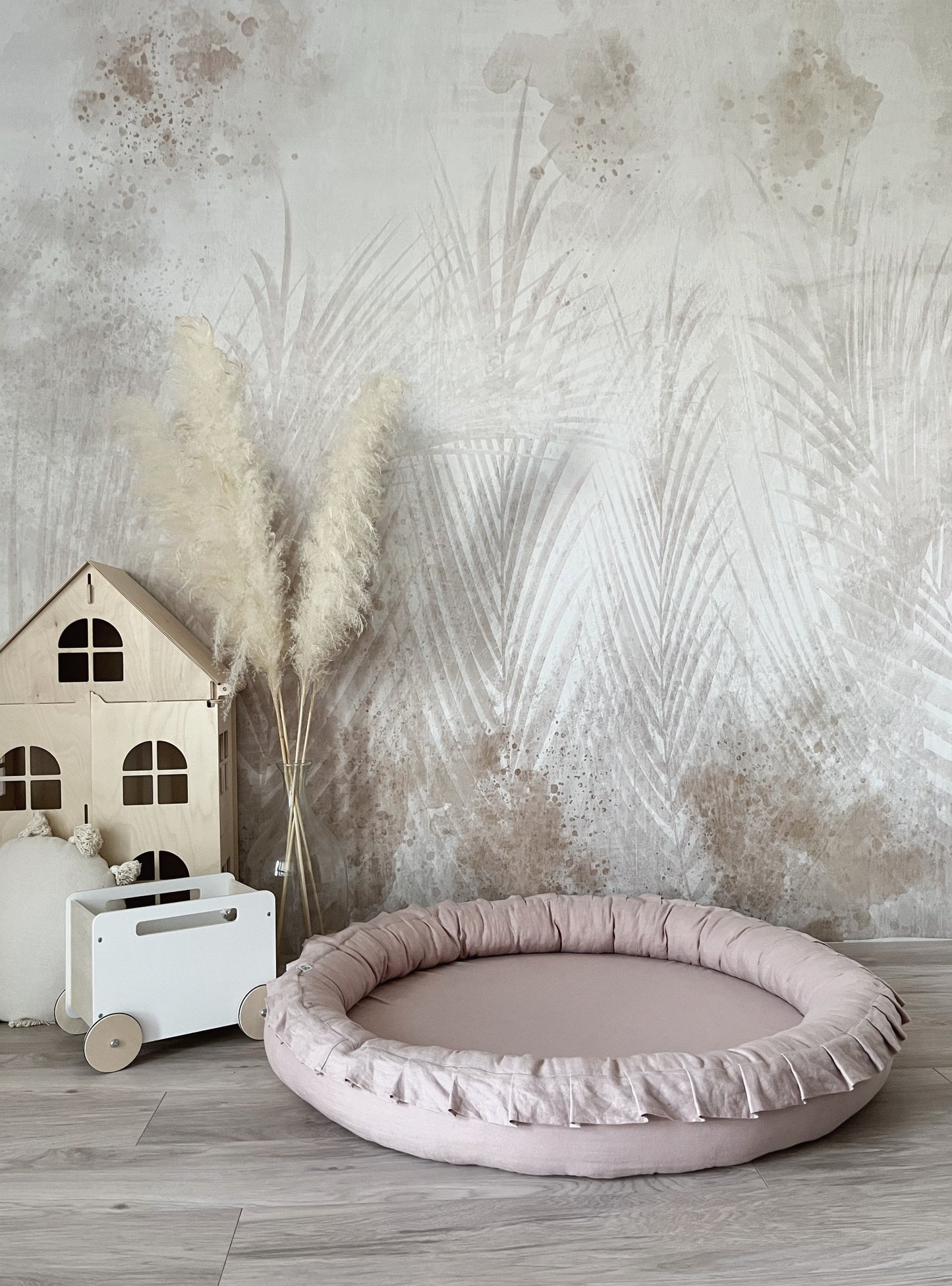 Play nest linen / Speelnest linnen - Powder Pink