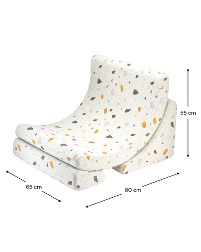 Wigiwama Terrazzo Marble Moon Chair